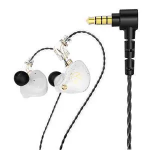 DX2 in Ear Monitor Earphones,Superior Sound Wired Earbuds with Dynamic Dual Driver,Professional Sound Isolating Earphones for Singers/Drummers/Musicians with C pin Connector(White,No Mic) DX2 in Ear Monitor Earphones,Superior Sound Wired Earbuds with Dynamic Dual Driver,Professional Sound Isolating Earphones for Singers/Drummers/Musicians with C pin Connector(White,No Mic)