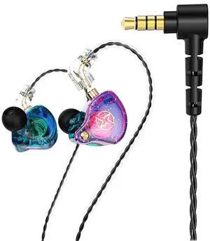 DX2 Melody in Ear Monitors Wired Earbuds Headphones IEM HiFi Bass,Dynamic Dual Driver Wired Sport Earphone with TPE Cable for Musicians,Singer,on Stage,Studio, and Gym((Purple No Mic) DX2 Melody in Ear Monitors Wired Earbuds Headphones IEM HiFi Bass,Dynamic Dual Driver Wired Sport Earphone with TPE Cable for Musicians,Singer,on Stage,Studio, and Gym((Purple No Mic)