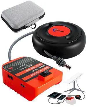 Starlink Mini Battery Adapter Compatible with Milwaukee 18V Battery Kit | Low-Voltage Protection, USB & Type-C Fast Charging, 10FT Heavy-Duty Cable, Portable Off-Grid Power, Storage Box Included Starlink Mini Battery Adapter Compatible with Milwaukee 18V Battery Kit | Low-Voltage Protection, USB & Type-C Fast Charging, 10FT Heavy-Duty Cable, Portable Off-Grid Power, Storage Box Included
