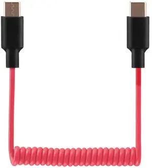 Audio Adapter Cable SC16 SC22 USB C to USB C for Rode Wireless GO II, ME, Pro Coiled Aux Cord Compatible with iPhone 16 15, McBook, PC, Laptop, Samsung Phones - 500mm Audio Adapter Cable SC16 SC22 USB C to USB C for Rode Wireless GO II, ME, Pro Coiled Aux Cord Compatible with iPhone 16 15, McBook, PC, Laptop, Samsung Phones - 500mm