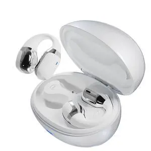 Open Ear Clip-On Earbuds, Bluetooth 5.4 Wireless Headphones IP65 Waterproof Lightweight 16H Playtime Touch Control Earphones Comfort Design for Small Ears&Glasses Open Ear Clip-On Earbuds, Bluetooth 5.4 Wireless Headphones IP65 Waterproof Lightweight 16H Playtime Touch Control Earphones Comfort Design for Small Ears&Glasses