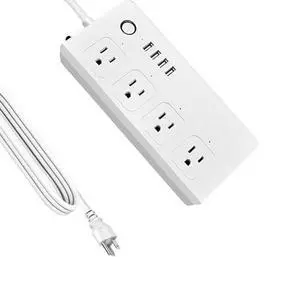 ZigBee Smart Power Strip Surge Protector,Smart Fast Charge, 4 Individually Controlled Outlets, Compatible with Alexa Google Home Phiilps HUE ZigBee Smart Power Strip Surge Protector,Smart Fast Charge, 4 Individually Controlled Outlets, Compatible with Alexa Google Home Phiilps HUE