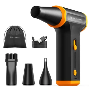 Compressed Air Duster, 3 Gear Adjustable 5000mAH,Rechargeable | Low Gear for 120 Mins,with 3 Sets of Nozzles,Adjustable and Portable,for Deep Computer Clean, Keyboard, Car Dry, Home,B100 Compressed Air Duster, 3 Gear Adjustable 5000mAH,Rechargeable | Low Gear for 120 Mins,with 3 Sets of Nozzles,Adjustable and Portable,for Deep Computer Clean, Keyboard, Car Dry, Home,B100