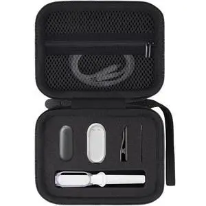 Hard Case for Plaud NotePin/NotePin S AI Voice Recorder | Compatible with Custom Foam Insert, Holds NotePin Recorder, Magnetic Pin, Clip, Charging Dock and Cable,Wristband, Black Case Hard Case for Plaud NotePin/NotePin S AI Voice Recorder | Compatible with Custom Foam Insert, Holds NotePin Recorder, Magnetic Pin, Clip, Charging Dock and Cable,Wristband, Black Case