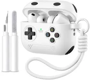 for Airpods Pro 3 Case Cute Game Console Design with Detachable Lanyard | Full Body Soft Silicone Compatible with Apple AirPod Pro 3rd Generation Cover with Cleaner Kit,Shockproof,Anti-Scratch for Airpods Pro 3 Case Cute Game Console Design with Detachable Lanyard | Full Body Soft Silicone Compatible with Apple AirPod Pro 3rd Generation Cover with Cleaner Kit,Shockproof,Anti-Scratch
