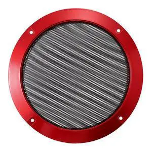 6.5 Inch Car Metal Audio Speaker Grill Cover Mesh Woofer Horn Guard Decorative Circle Grille Protector Red 6.5 Inch Car Metal Audio Speaker Grill Cover Mesh Woofer Horn Guard Decorative Circle Grille Protector Red