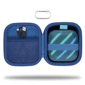 for Anker Soundcore Boom Go 3i Bluetooth Speaker Hard Travel Case, Blue | Travel Protective Storage Bag with Mesh Pocket & Hand Strap, Shockproof EVA Shell and Soft Lining, Portable Bag Replacement for Anker Soundcore Boom Go 3i Bluetooth Speaker Hard Travel Case, Blue | Travel Protective Storage Bag with Mesh Pocket & Hand Strap, Shockproof EVA Shell and Soft Lining, Portable Bag Replacement