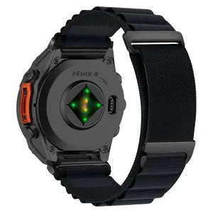 QuickFit 22 mm Replacement Watch Strap Compatible with Garmin Fenix E/Fenix 8 47 mm/Fenix 7 Pro/Fenix 6 Pro, Adjustable Bracelet, Nylon Sport Band for Garmin Tactix 8 47 mm - Black QuickFit 22 mm Replacement Watch Strap Compatible with Garmin Fenix E/Fenix 8 47 mm/Fenix 7 Pro/Fenix 6 Pro, Adjustable Bracelet, Nylon Sport Band for Garmin Tactix 8 47 mm - Black