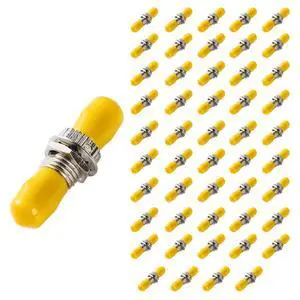 50PCS ST to ST Fiber Optical Coupler D Type Simplex Adapter Cable Connector 50PCS ST to ST Fiber Optical Coupler D Type Simplex Adapter Cable Connector