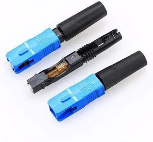 100 pcs SC-UPC Fiber Optic Fast Connectors Quick Connector Single Mode FTTH SC Connector 100 pcs SC-UPC Fiber Optic Fast Connectors Quick Connector Single Mode FTTH SC Connector