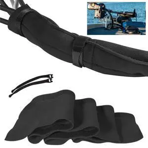 Trolling Motor Cable Organizer Sleeve, 60" L Black Neoprene Troll Sleeve Trolling Motor Wire Cover Wire Storage Bag/Wire Finishing Trolling Motor Cable Organizer Sleeve, 60" L Black Neoprene Troll Sleeve Trolling Motor Wire Cover Wire Storage Bag/Wire Finishing