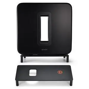 Premium Elevated Speaker Stand for Sonos Sub (Gen 4, 3, 2) | Anti-Slip Metal Base with Cable Hole | Protects Subwoofer & Makes Floor Cleaning Easy Premium Elevated Speaker Stand for Sonos Sub (Gen 4, 3, 2) | Anti-Slip Metal Base with Cable Hole | Protects Subwoofer & Makes Floor Cleaning Easy