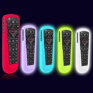 5 Pack Cover for Dish Network Remote, Case for Dish TV Remote Control 52.0/54.0 Replacement, Silicone Skin Sleeve Glow in The Dark Blue Green Purple Red White 5 Pack Cover for Dish Network Remote, Case for Dish TV Remote Control 52.0/54.0 Replacement, Silicone Skin Sleeve Glow in The Dark Blue Green Purple Red White