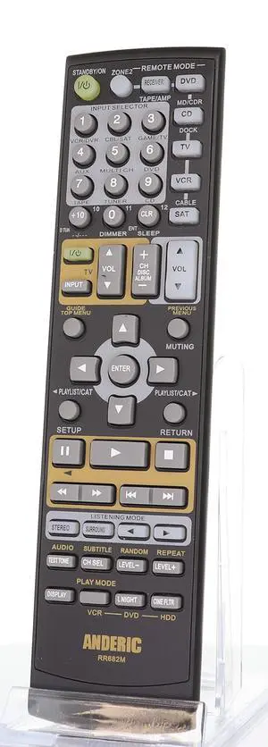 RR682M for Onkyo Receiver Remote Control | Fits RC-682M, RC-605S, RC-606S, RC-607M, RC-608M, RC-650M, RC-651M, RC-668M, RC-681M, RC-728M, RC-461M, RC-683M RR682M for Onkyo Receiver Remote Control | Fits RC-682M, RC-605S, RC-606S, RC-607M, RC-608M, RC-650M, RC-651M, RC-668M, RC-681M, RC-728M, RC-461M, RC-683M