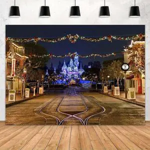 Castle Night Scene Backdrop Playground Backdrop for Party Decoration 10x7ft | Princess Castle Backdrop, Birthday Party Photobooth Backdrop, Supplies Cake Table Decorations Castle Night Scene Backdrop Playground Backdrop for Party Decoration 10x7ft | Princess Castle Backdrop, Birthday Party Photobooth Backdrop, Supplies Cake Table Decorations