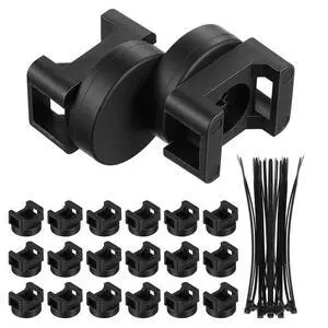 120Pcs Magnetic Zip Tie Mounts 20 Heavy-Duty Magnet Bases & 100 Nylon Cable Ties for Strong, Neat Wire Management 120Pcs Magnetic Zip Tie Mounts 20 Heavy-Duty Magnet Bases & 100 Nylon Cable Ties for Strong, Neat Wire Management