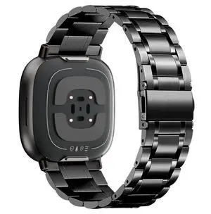 Solid Stainless Steel Band For Fitbit Versa 4/Versa 3 | Metal Strap,for Fitbit Sense/Sense 2,Women and Men Solid Stainless Steel Band For Fitbit Versa 4/Versa 3 | Metal Strap,for Fitbit Sense/Sense 2,Women and Men