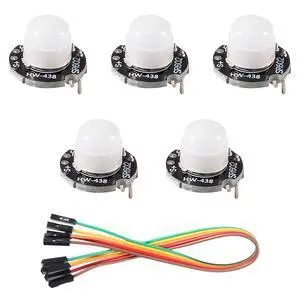5Pcs SR602 Motion Sensor Detector Module Mini Pyroelectric Infrared Sensory Switch High Sensitivity for Electronic DIY 5Pcs SR602 Motion Sensor Detector Module Mini Pyroelectric Infrared Sensory Switch High Sensitivity for Electronic DIY
