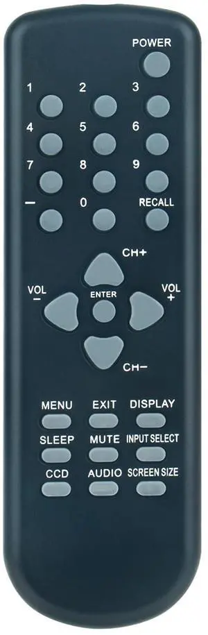 076E0RC011 Replacement Remote Control Applicable for Sansui TV HDLCD1909 | HDLCD185W HDLCD19WB HDLCD1909A HDLCD1909B 076E0RC011 Replacement Remote Control Applicable for Sansui TV HDLCD1909 | HDLCD185W HDLCD19WB HDLCD1909A HDLCD1909B