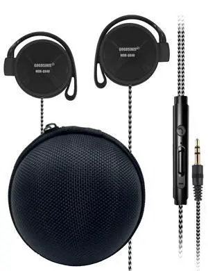 Comfortable Kids On-Ear Headphones for School with Soft Sponge Cushions, Adjustable Earhooks, 3.5mm Jack, and Headphone Case - Perfect for Tablets and Computers (Black) Comfortable Kids On-Ear Headphones for School with Soft Sponge Cushions, Adjustable Earhooks, 3.5mm Jack, and Headphone Case - Perfect for Tablets and Computers (Black)