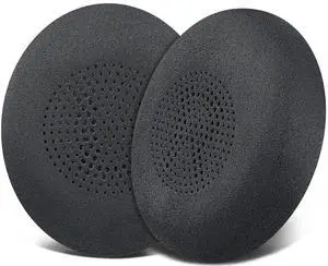 Suede Ear Cushions for Jabra Evolve2 65, Elite 45h - Black | Earpads for Evolve2 65(UC/MS), Evolve2 40(UC/MS/USB), Elite 45h On-ear Headphones Suede Ear Cushions for Jabra Evolve2 65, Elite 45h - Black | Earpads for Evolve2 65(UC/MS), Evolve2 40(UC/MS/USB), Elite 45h On-ear Headphones