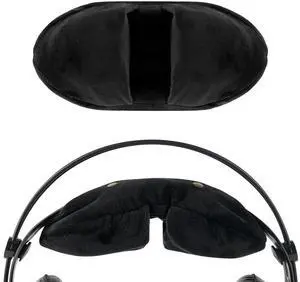 Velour Headband Pressure Relief Pad Compatible with AKG K701, Sony MDR-7506, AUNE AR5000, HIFIMAN Arya, Lightspeed Zulu 3 and Lightspeed Sierra, Bose A20 X A10 Headphones (Black) Velour Headband Pressure Relief Pad Compatible with AKG K701, Sony MDR-7506, AUNE AR5000, HIFIMAN Arya, Lightspeed Zulu 3 and Lightspeed Sierra, Bose A20 X A10 Headphones (Black)