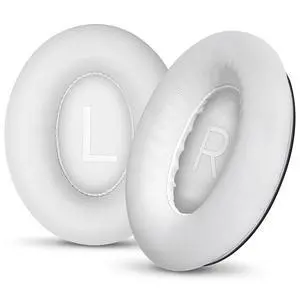 Replacement Ear-Pads Cushions for Bose QuietComfort 45 35 35ii (QC-45 QC-35 QC-35 ii), Genuine Lambskin Ear Covers Compatible with QuietComfort SE (QC SE)/ New QuietComfort Headphones(White) Replacement Ear-Pads Cushions for Bose QuietComfort 45 35 35ii (QC-45 QC-35 QC-35 ii), Genuine Lambskin Ear Covers Compatible with QuietComfort SE (QC SE)/ New QuietComfort Headphones(White)