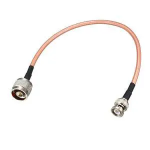 Low Loss RF Coaxial Cable Connection Coax Wire RG-142 N Male to BNC Male 30cm Low Loss RF Coaxial Cable Connection Coax Wire RG-142 N Male to BNC Male 30cm