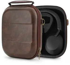 Shield Headphones Case Compatible with Sony WH-1000XM5, Bose QC Ultra II, Skullcandy Crusher ANC 2 and More, Replacement Hard Shell Travel Carrying Bag with Cable Storage (Brown) Shield Headphones Case Compatible with Sony WH-1000XM5, Bose QC Ultra II, Skullcandy Crusher ANC 2 and More, Replacement Hard Shell Travel Carrying Bag with Cable Storage (Brown)