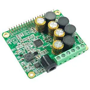 RPI HiFi AMP HAT TAS5713 Amplifier Audio Module 25W Class-D Power Sound Card Expansion Board for Raspberry Pi 5 4 3 B+ Pi Zero Nichicon Capacitor RPI HiFi AMP HAT TAS5713 Amplifier Audio Module 25W Class-D Power Sound Card Expansion Board for Raspberry Pi 5 4 3 B+ Pi Zero Nichicon Capacitor