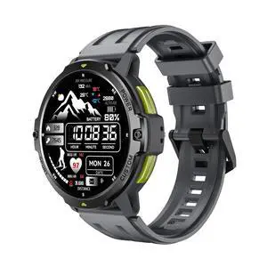 Outdoor GPS Smartwatch C31 Rugged 3 ATM Waterproof Design, 1.46 TFT Display, 6-Axis Motion Sensors, Built-in GPS Tracking, 580 mAh Long-Life Battery, Bluetooth 5 (Gray) Outdoor GPS Smartwatch C31 Rugged 3 ATM Waterproof Design, 1.46 TFT Display, 6-Axis Motion Sensors, Built-in GPS Tracking, 580 mAh Long-Life Battery, Bluetooth 5 (Gray)