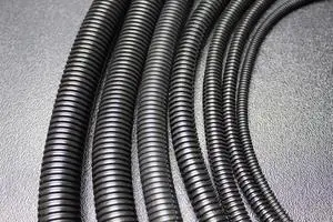 10 FT 1/8 INCH Black Split Loom TUBING Conduit POLYETHYLENE CONVOLUTED Wire 10 FT 1/8 INCH Black Split Loom TUBING Conduit POLYETHYLENE CONVOLUTED Wire