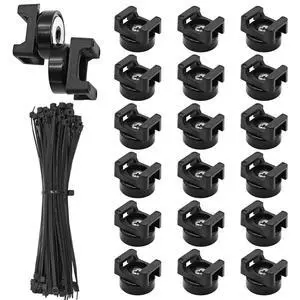 20Pcs Magnetic Zip Tie Base 100 Nylon Cable Ties 22mm Office Cable Organizer 20Pcs Magnetic Zip Tie Base 100 Nylon Cable Ties 22mm Office Cable Organizer