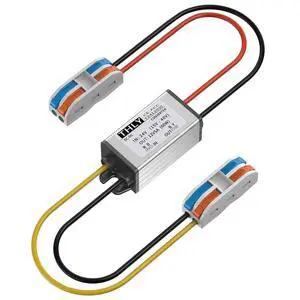 24V to 12V Converter with Wire Terminal Block, More Safe DC 18V to 12V Step Down Converter 5A 60W, for Golf Cart Light Truck Vehicle Boat (Accept DC 15-40V Inputs) 24V to 12V Converter with Wire Terminal Block, More Safe DC 18V to 12V Step Down Converter 5A 60W, for Golf Cart Light Truck Vehicle Boat (Accept DC 15-40V Inputs)
