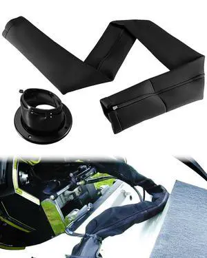 48-Inch Zippered Rigging Sleeve with Marine Cable Boot, Fit for Yacht Cable | Trolling Motor Cable Sleeve Fit for Yacht Cable Management Kit 48-Inch Zippered Rigging Sleeve with Marine Cable Boot, Fit for Yacht Cable | Trolling Motor Cable Sleeve Fit for Yacht Cable Management Kit