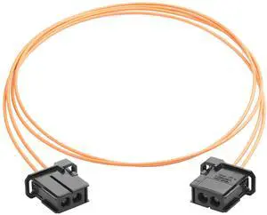 Auto Fiber Optical Optic Loop Cable 1M/3.3FT Anti-Pull Waterproof High Temperature Resistant PBT Audio Amplifier Car Most Fiber Optic Cable (Male to Male) Auto Fiber Optical Optic Loop Cable 1M/3.3FT Anti-Pull Waterproof High Temperature Resistant PBT Audio Amplifier Car Most Fiber Optic Cable (Male to Male)
