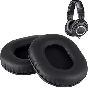 2 Pack M50X Ear Pads Cushions Replacement Compatible with Audio Technica ATH M50X M50XBT M50RD M40X M30X M20X MSR7 SX1 Monitor Headphones,Ear Muffs Memory Foam Earpads 2 Pack M50X Ear Pads Cushions Replacement Compatible with Audio Technica ATH M50X M50XBT M50RD M40X M30X M20X MSR7 SX1 Monitor Headphones,Ear Muffs Memory Foam Earpads