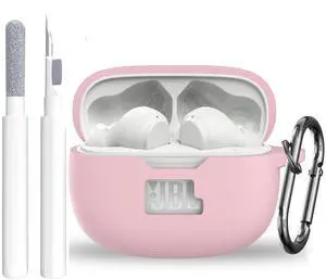for JBL Vibe Beam 2 Silicone Case with Cleaner kit, Pink for JBL Vibe Beam 2 Silicone Case with Cleaner kit, Pink