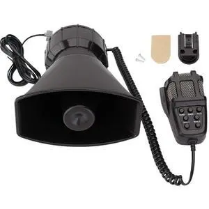 Horn Siren PA, 7 Tone Police Siren Pa System, 12V 100W Police Alarm | PA mic system, with handheld microphone amplifier Horn Siren PA, 7 Tone Police Siren Pa System, 12V 100W Police Alarm | PA mic system, with handheld microphone amplifier