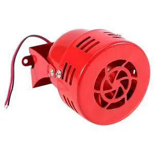 12V Electric Air Raid Siren Horn Alarm Loud 110DB Metal Housing Heavy Duty Motor Driven with Mounting Bracket for Car Truck Motorcycle SUV Boat 12V Electric Air Raid Siren Horn Alarm Loud 110DB Metal Housing Heavy Duty Motor Driven with Mounting Bracket for Car Truck Motorcycle SUV Boat