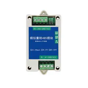 10/12 Bit AD Multi Channel 4-20Ma 0-5V 0-10V PLC Analog I/O Input to RS485 Modbus RTU TCP Converter Module (0-10V) 10/12 Bit AD Multi Channel 4-20Ma 0-5V 0-10V PLC Analog I/O Input to RS485 Modbus RTU TCP Converter Module (0-10V)