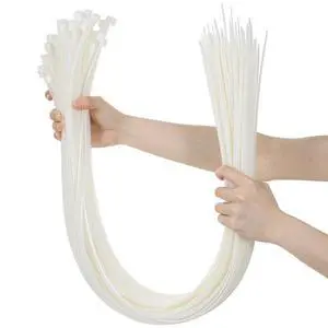 100 Pcs White Zip Ties Heavy Duty Cable Ties Large Cable Tie Wraps Big 36 Inch for Indoor Outdoor Use for Indoor and Outdoor Binding Fences Awnings Tying Branches Bundling of Crops 100 Pcs White Zip Ties Heavy Duty Cable Ties Large Cable Tie Wraps Big 36 Inch for Indoor Outdoor Use for Indoor and Outdoor Binding Fences Awnings Tying Branches Bundling of Crops