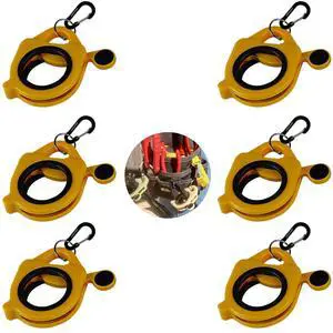 Zip Tie Holder Cable Tie Holder Heavy-Duty Colored Upgraded for Tool Belt Organized Strong Efficient for Electrician Reusable Portable 6 Pack Zip Tie Holder Cable Tie Holder Heavy-Duty Colored Upgraded for Tool Belt Organized Strong Efficient for Electrician Reusable Portable 6 Pack