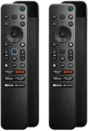 2 Pack RMF-TX910U Voice Remote New Replacement Compatible with Sony TV Bravia Remote, Compatible with All Smart LED OLED TVs Series with Voice Function 2 Pack RMF-TX910U Voice Remote New Replacement Compatible with Sony TV Bravia Remote, Compatible with All Smart LED OLED TVs Series with Voice Function