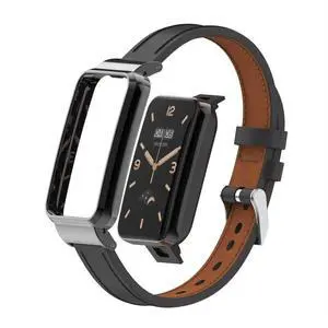 Compatible with Xiaomi Mi Band 7 Pro Band,Mi Band 7 Pro Leather Replacement Bracelet Strap Wristband Accessories with Metal Frame for Xiaomi Mi Smart Band 7 Pro Compatible with Xiaomi Mi Band 7 Pro Band,Mi Band 7 Pro Leather Replacement Bracelet Strap Wristband Accessories with Metal Frame for Xiaomi Mi Smart Band 7 Pro