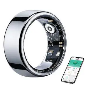 Smart Ring for Women & Men, Health Tracker & 5ATM. (Silver, 8#) | No Subscription FeeHeart Rate, Blood Oxygen,Blood Pressure, Sleep Heart Rate Tracker for iOS & Android Smart Ring for Women & Men, Health Tracker & 5ATM. (Silver, 8#) | No Subscription FeeHeart Rate, Blood Oxygen,Blood Pressure, Sleep Heart Rate Tracker for iOS & Android