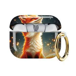 Case Compatible with AirPod Pro 3 2025, Cute Protective Cover with Keychain for AirPod Pro 3rd Generation, Full Protection Case for Women Girls(Fox Starry Night Glowing Lights Forest) Case Compatible with AirPod Pro 3 2025, Cute Protective Cover with Keychain for AirPod Pro 3rd Generation, Full Protection Case for Women Girls(Fox Starry Night Glowing Lights Forest)