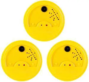 Talking Tins Voice Recordable Sound Buttons, 20 Seconds Recording, Yellow, Pack of 3. Ideal Dementia Aid for Independent Living and Educational Activities Talking Tins Voice Recordable Sound Buttons, 20 Seconds Recording, Yellow, Pack of 3. Ideal Dementia Aid for Independent Living and Educational Activities