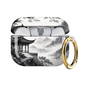 Case Compatible with AirPod Pro 3 2025, Cute Protective Cover with Keychain for AirPod Pro 3rd Generation, Full Protection Case for Women Girls(Mountain Clouds Tree Sky Birds) Case Compatible with AirPod Pro 3 2025, Cute Protective Cover with Keychain for AirPod Pro 3rd Generation, Full Protection Case for Women Girls(Mountain Clouds Tree Sky Birds)
