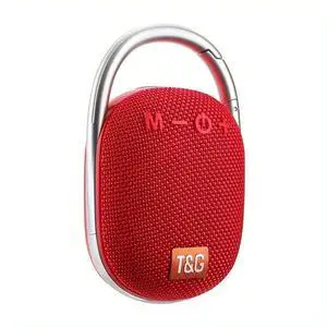 Clip Portable Speaker Bluetooth, RED | Small and Loud Sound, IPX5 Waterproof, Lightweight, 10H Playing, TF/FM/TWS Support, Gift For Ourdoor Climbing Accessories Clip Portable Speaker Bluetooth, RED | Small and Loud Sound, IPX5 Waterproof, Lightweight, 10H Playing, TF/FM/TWS Support, Gift For Ourdoor Climbing Accessories
